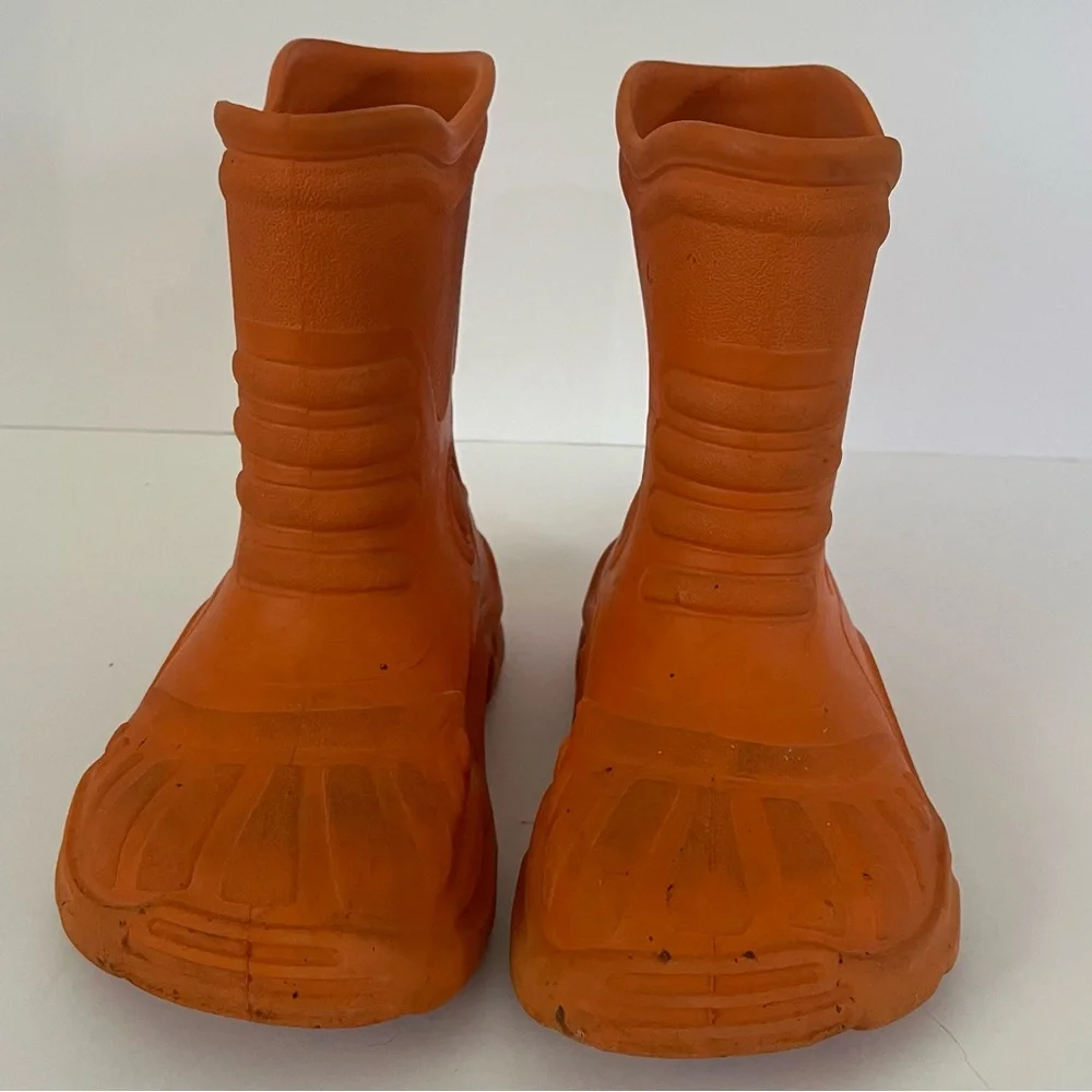 Crocs Kids Orange Georgia Rain Outdoor Boots Size 1